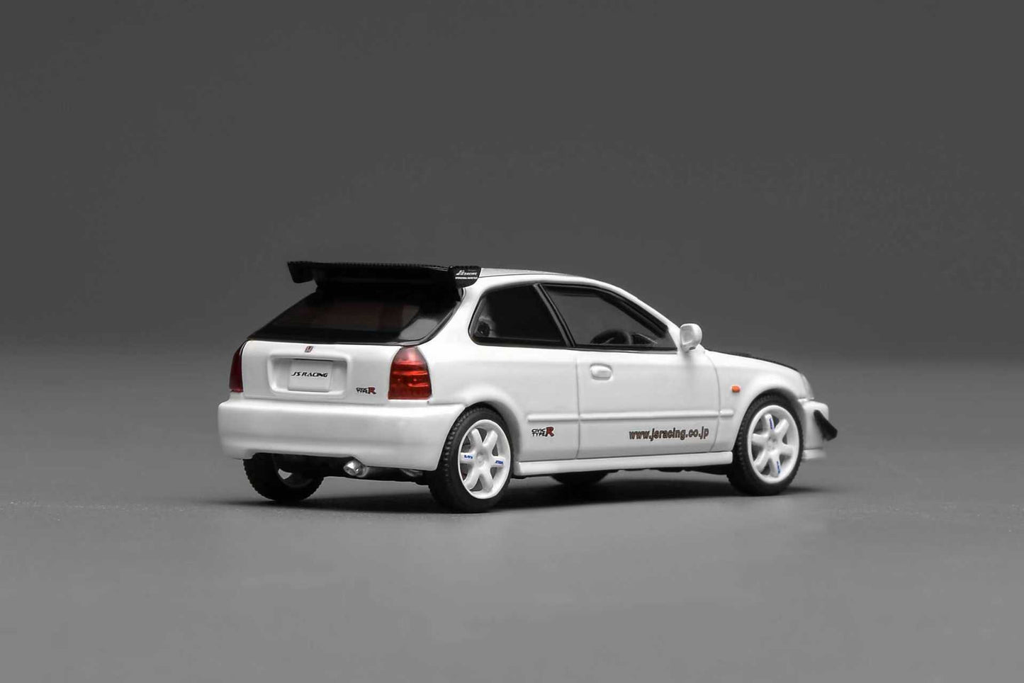 (PREORDER) Motorhelix Honda Civic TYPE R (EK9) (J's Racing Livery White)