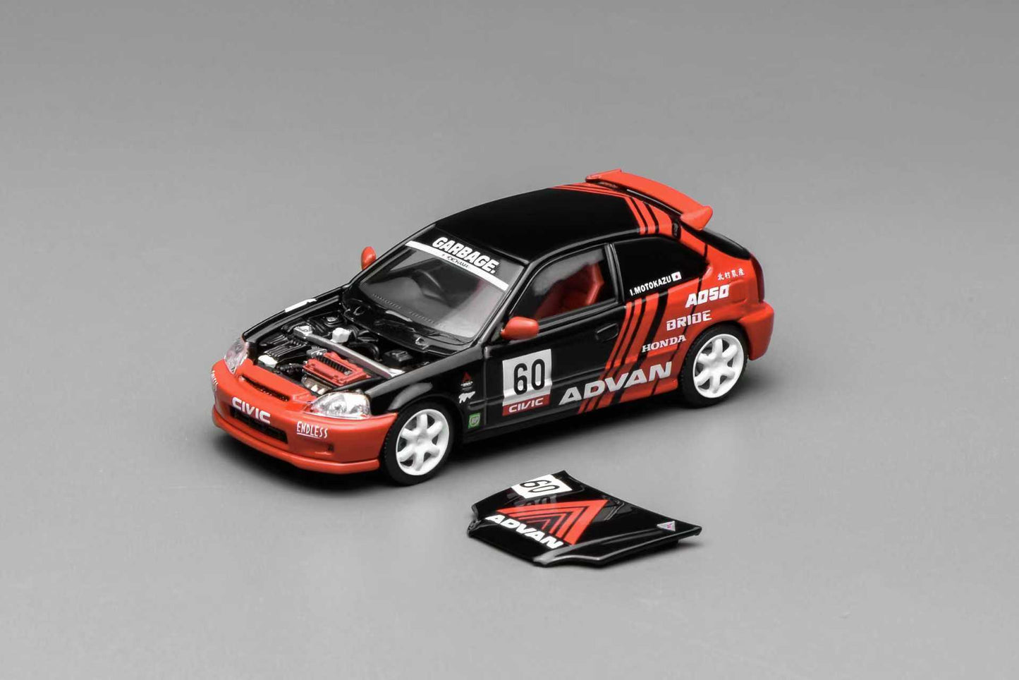 (PREORDER) Motorhelix Honda Civic TYPE R (EK9) (Advan Livery)