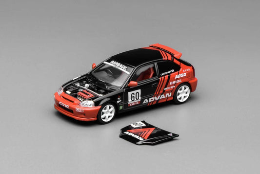 (PREORDER) Motorhelix Honda Civic TYPE R (EK9) (Advan Livery)