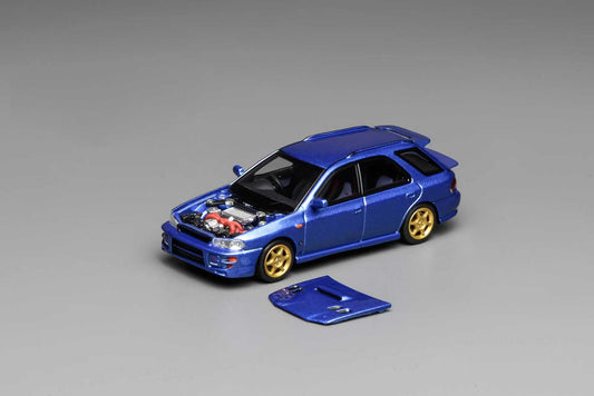 (PREORDER) Motorhelix Subaru lmpreza Wagon WRX STi Version VI (Rally Blue)