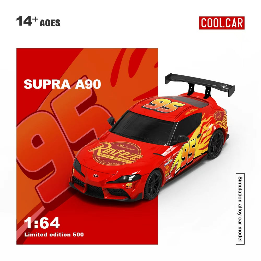 (PREORDER) Cool Car Lightning McQueen Coating Series - Toyota Supra A90