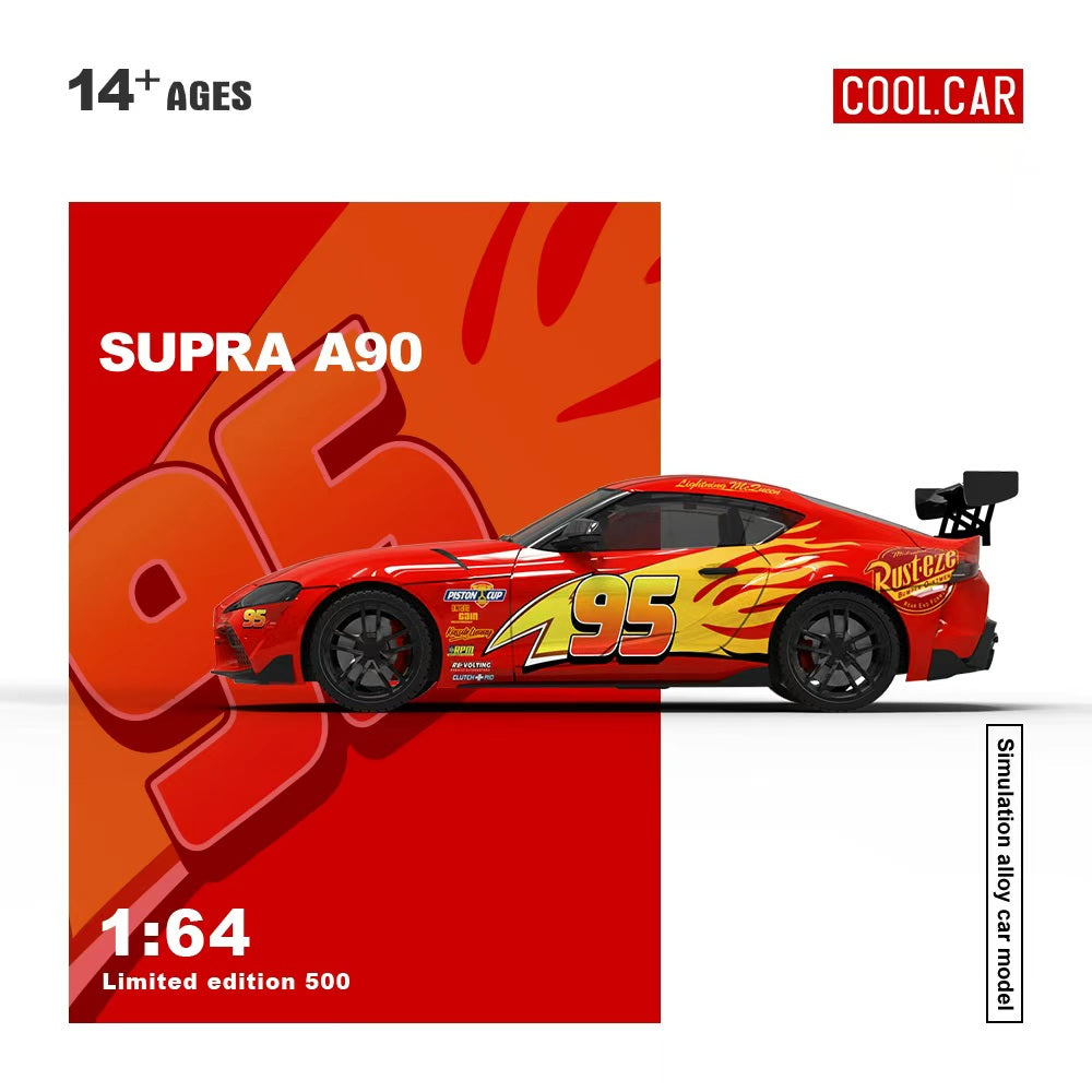 (PREORDER) Cool Car Lightning McQueen Coating Series - Toyota Supra A90