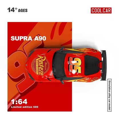 (PREORDER) Cool Car Lightning McQueen Coating Series - Toyota Supra A90