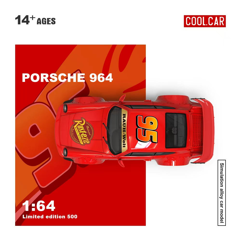 (PREORDER) Cool Car Lightning McQueen Coating Series - Porsche 964