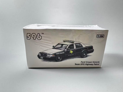 (PREORDER) 596 Diecast Ford Crown Victoria CV - Texas DPS Highway Patrol