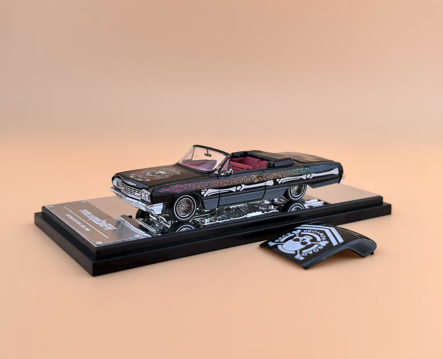 (PREORDER) Fine Works64 Chevy Impala - Foshan Exhibition Exclusive (Skull Livery)