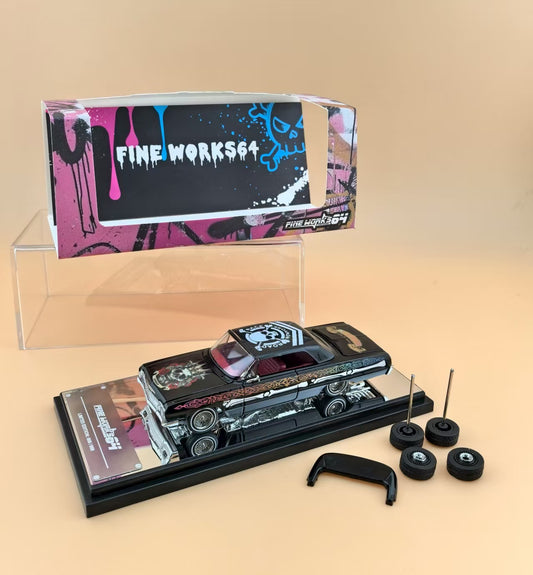 (PREORDER) Fine Works64 Chevy Impala - Foshan Exhibition Exclusive (Skull Livery)