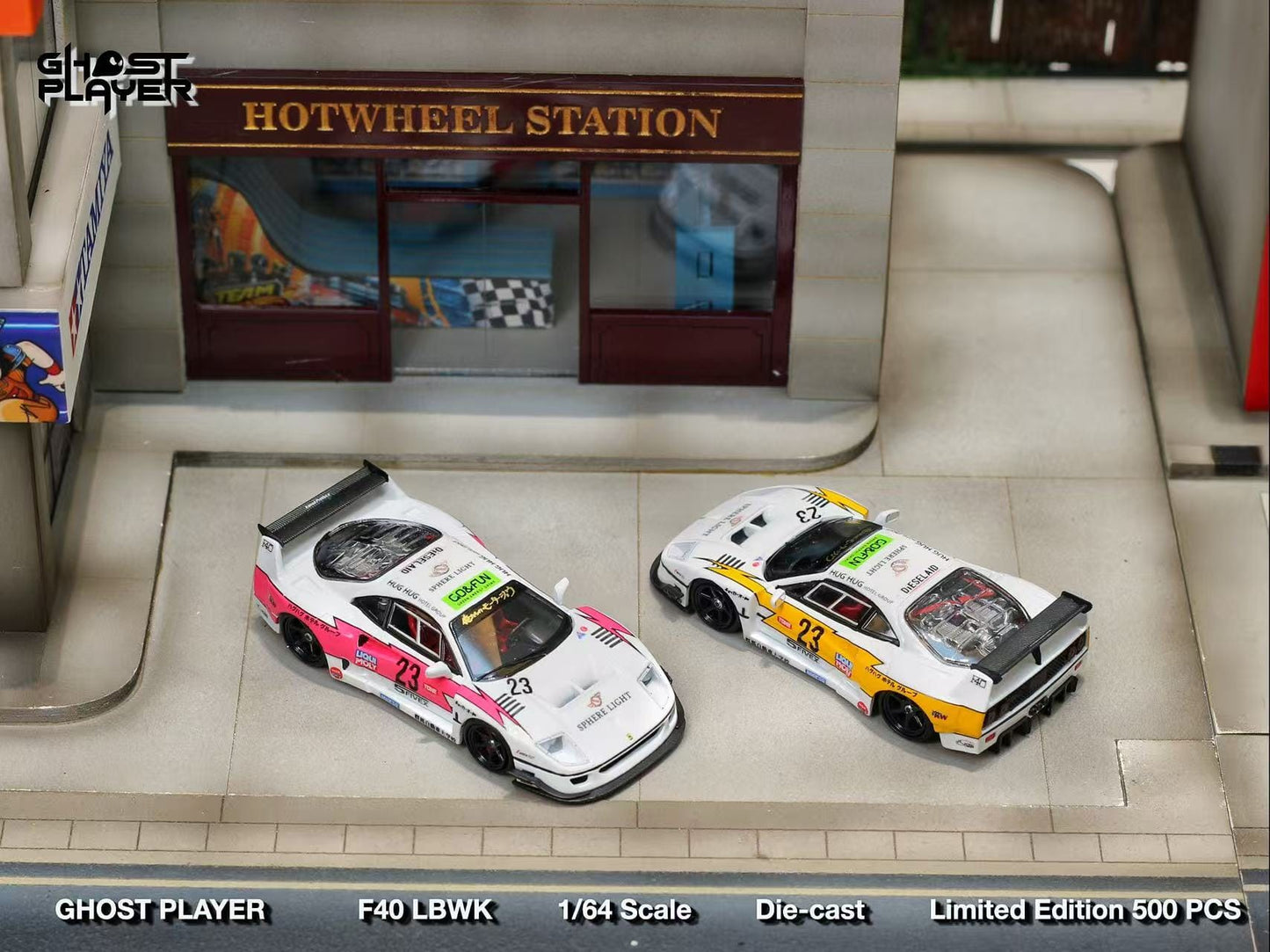 (PREORDER) Ghost Player LBWK Ferrari F40 (Flash Livery)