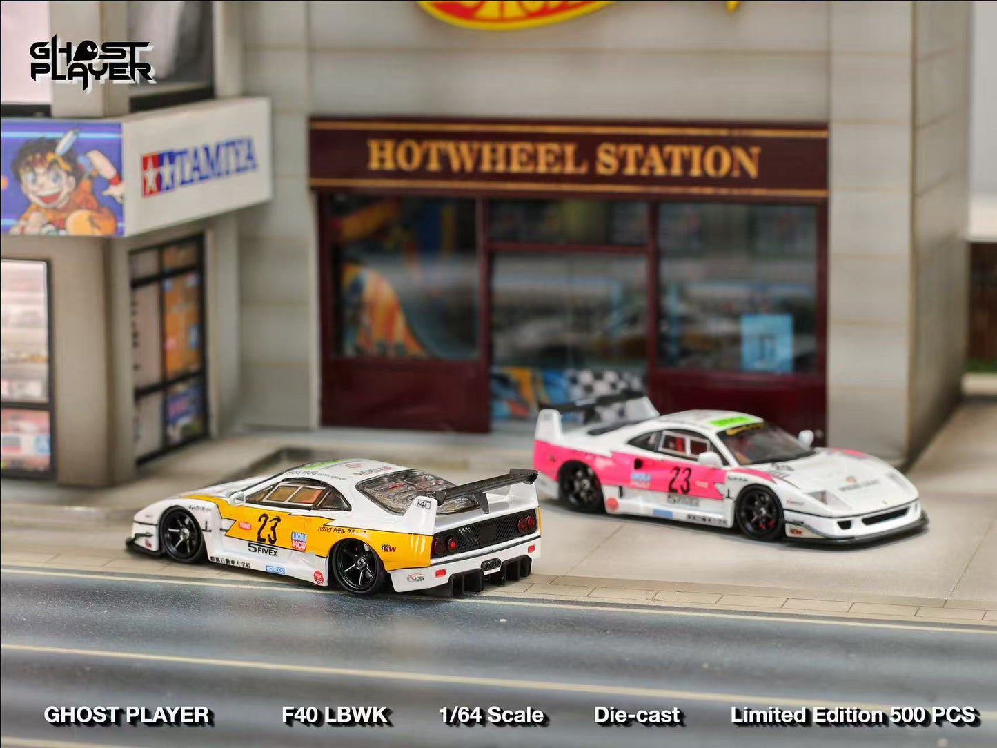 (PREORDER) Ghost Player LBWK Ferrari F40 (Flash Livery)