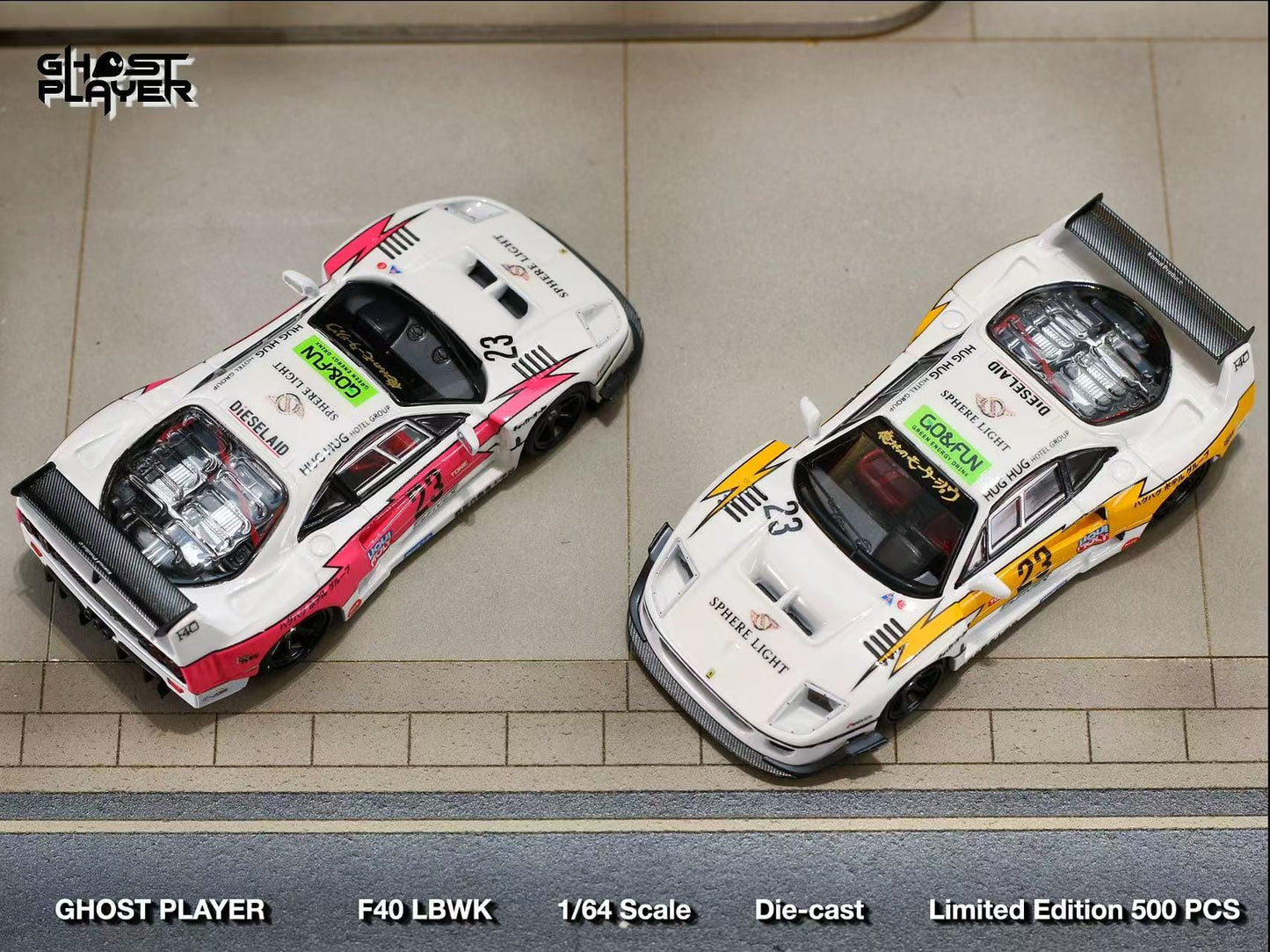 (PREORDER) Ghost Player LBWK Ferrari F40 (Flash Livery)