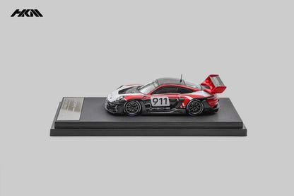 (PREORDER) HKM Porsche 911 (992) GT3 R Rennsport (Red/White)