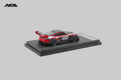 (PREORDER) HKM Porsche 911 (992) GT3 R Rennsport (Red/White)