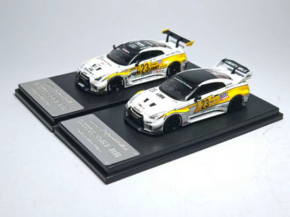 (PREORDER) My Model Collect Nissan LB GTR GT - White Flash Livery (Ver. 2 Rear Wing/3-Foot Tail Wing)