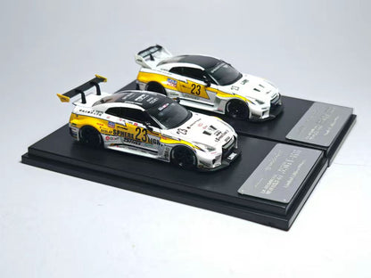 (PREORDER) My Model Collect Nissan LB GTR GT - White Flash Livery (Ver. 2 Rear Wing/3-Foot Tail Wing)