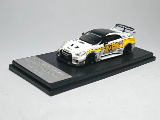 (PREORDER) My Model Collect Nissan LB GTR GT - White Flash Livery (Ver. 1 Rear Wing/2-Foot Tail Wing)