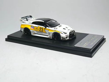 (PREORDER) My Model Collect Nissan LB GTR GT - White Flash Livery (Ver. 1 Rear Wing/2-Foot Tail Wing)