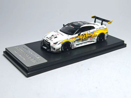 (PREORDER) My Model Collect Nissan LB GTR GT - White Flash Livery (Ver. 2 Rear Wing/3-Foot Tail Wing)