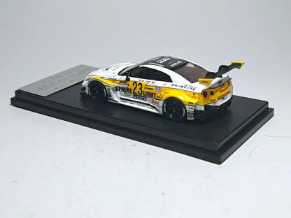 (PREORDER) My Model Collect Nissan LB GTR GT - White Flash Livery (Ver. 2 Rear Wing/3-Foot Tail Wing)