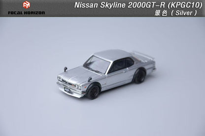 (PREORDER) Focal Horizon Nissan Skyline 3rd Gen, GT-R 1st Gen, 2000GT-R KPGC10 (Silver)