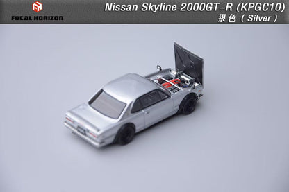 (PREORDER) Focal Horizon Nissan Skyline 3rd Gen, GT-R 1st Gen, 2000GT-R KPGC10 (Silver)
