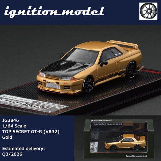 (PREORDER) Ignition Model Nissan Skyline Top Secret GT-R (VR32) Gold