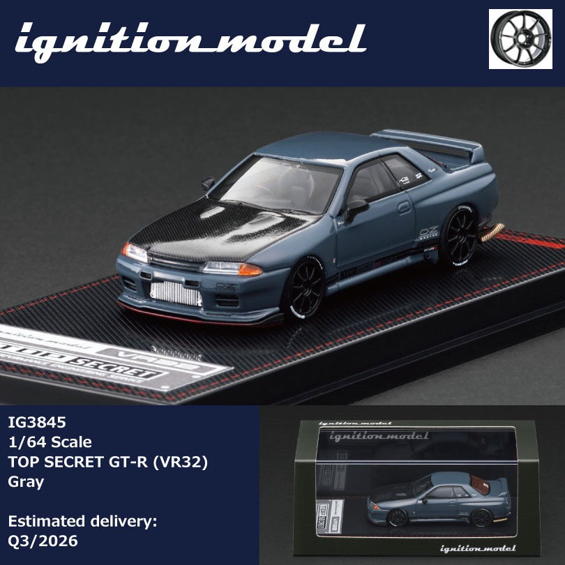(PREORDER) Ignition Model Nissan Skyline Top Secret GT-R (VR32) Grey