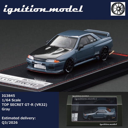 (PREORDER) Ignition Model Nissan Skyline Top Secret GT-R (VR32) Grey