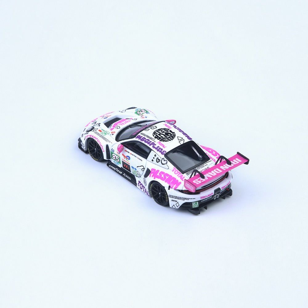 (PREORDER) Star Race Porsche 911 GT3 - White/Pink No. 85 Racing Car