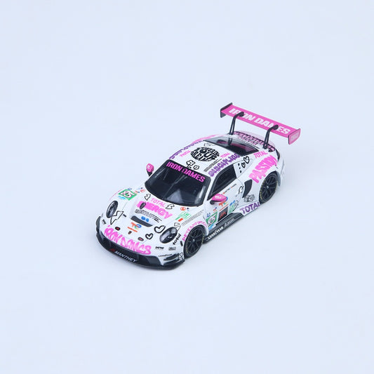 (PREORDER) Star Race Porsche 911 GT3 - White/Pink No. 85 Racing Car