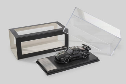 (PREORDER) My Model Collect Nissan GT-R R35, LB Wide-body Modified (Black-Camouflage)