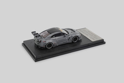 (PREORDER) My Model Collect Nissan GT-R R35, LB Wide-body Modified (Combat Grey)