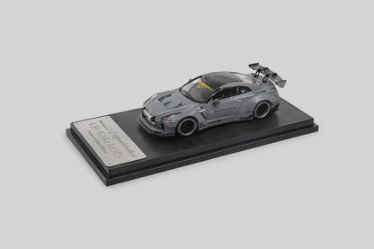 (PREORDER) My Model Collect Nissan GT-R R35, LB Wide-body Modified (Combat Grey)