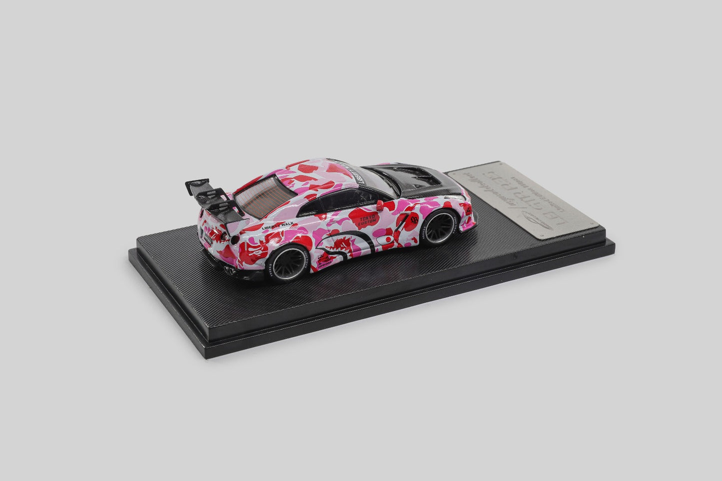 (PREORDER) My Model Collect Nissan GT-R R35, LB Wide-body Modified (Pink Bape)