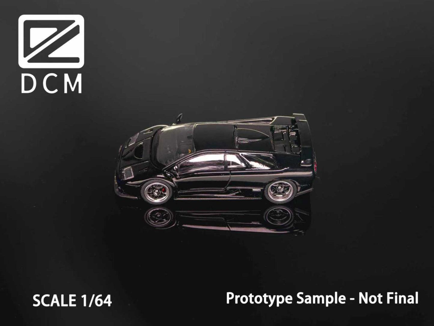 (PREORDER) DCM Lamborghini Diablo GT (Pearl Black)