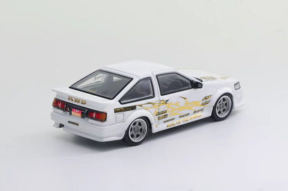 (PREORDER) DCT RWB Toyota AW86 (TMCS Singapore Limited Edition - White w/Chrome Gold)