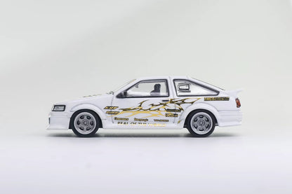 (PREORDER) DCT RWB Toyota AW86 (TMCS Singapore Limited Edition - White w/Chrome Gold)