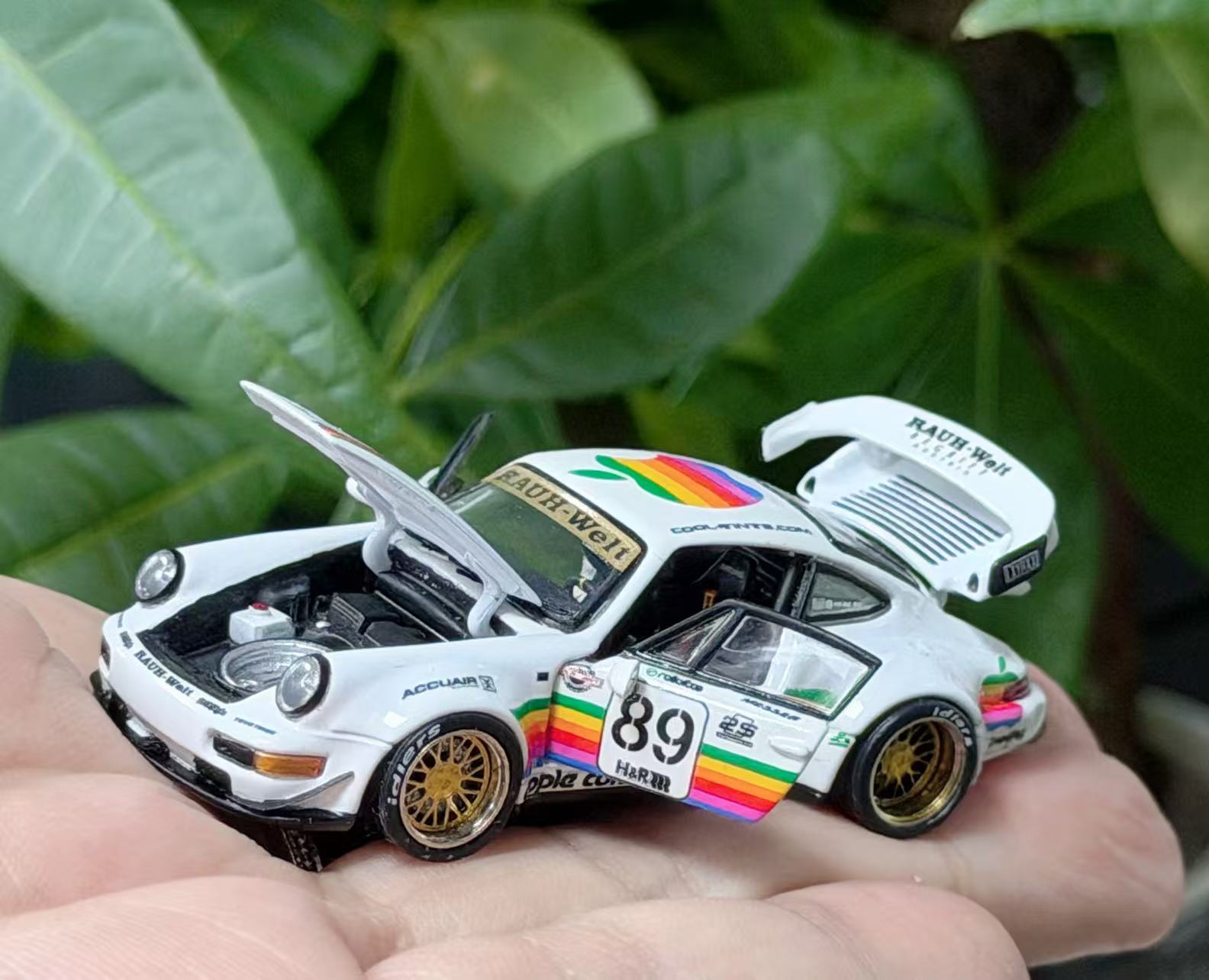 3日間限定✧˚꧁PGM-RAUHWelt꧂RWB 964 PGM Porsche RWB 964 (White Apple 89#) – Gotham Library