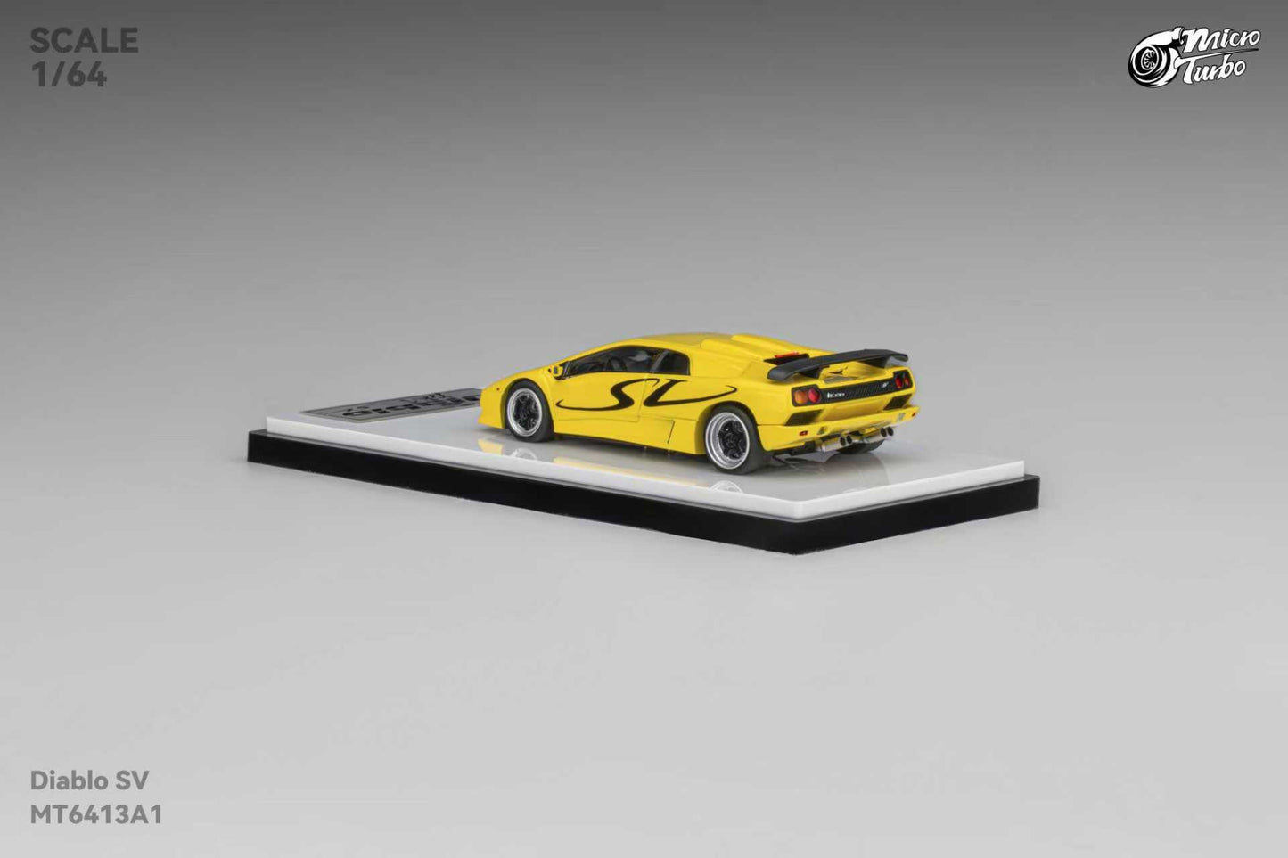 (PREORDER) Micro Turbo Lamborghini Diablo SV (Metallic Yellow)