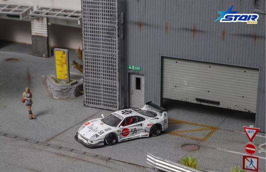 (PREORDER)Star Models Supercar F40 LB-Works Wide-Body Modified (White Collet 58# Ordinary)