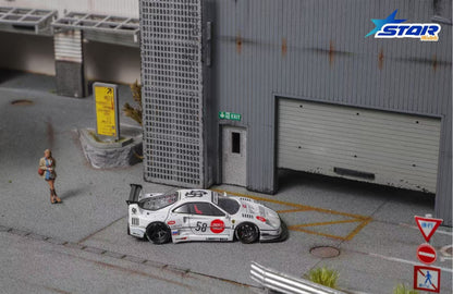 (PREORDER)Star Models Supercar F40 LB-Works Wide-Body Modified (White Collet 58# Ordinary)