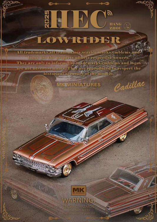 (PREORDER) MK Miniatures Cadillac Deville Hobby Expo China 2025 Limited Edition (Metallic Red Copper)
