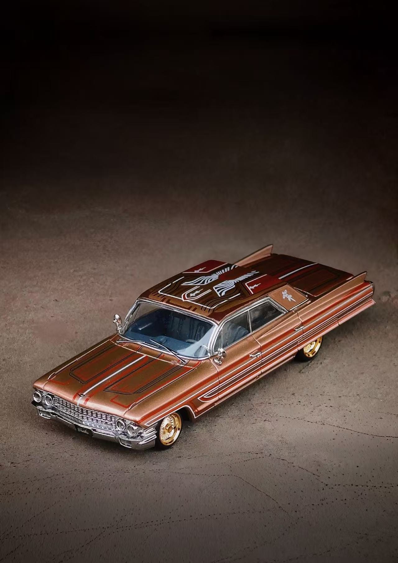 (PREORDER) MK Miniatures Cadillac Deville Hobby Expo China 2025 Limited Edition (Metallic Red Copper)