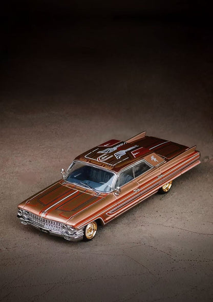 (PREORDER) MK Miniatures Cadillac Deville Hobby Expo China 2025 Limited Edition (Metallic Red Copper)