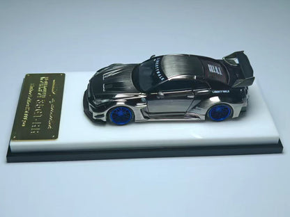 (PREORDER) My Model Collect Liberty Walk Nissan 35GT-RR (Chromed Black Brushed)