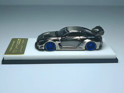 (PREORDER) My Model Collect Liberty Walk Nissan 35GT-RR (Chromed Black Brushed)