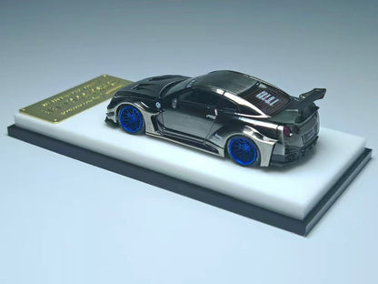 (PREORDER) My Model Collect Liberty Walk Nissan 35GT-RR (Chromed Black Brushed)