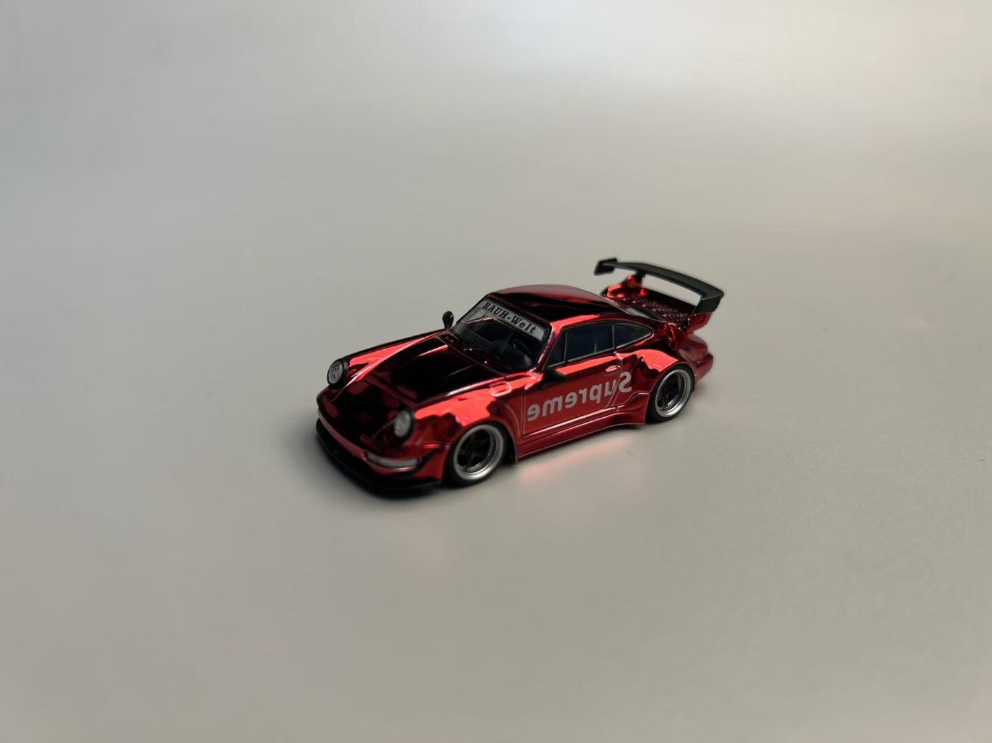 (PREORDER) Flame Model Porsche RWB 964 (Supreme Chrome Livery)