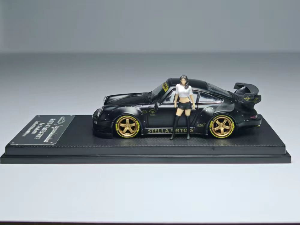 (PREORDER) My Model Collect Porsche RWB930 3.8 High Wing (Stella Artois w/Figure)