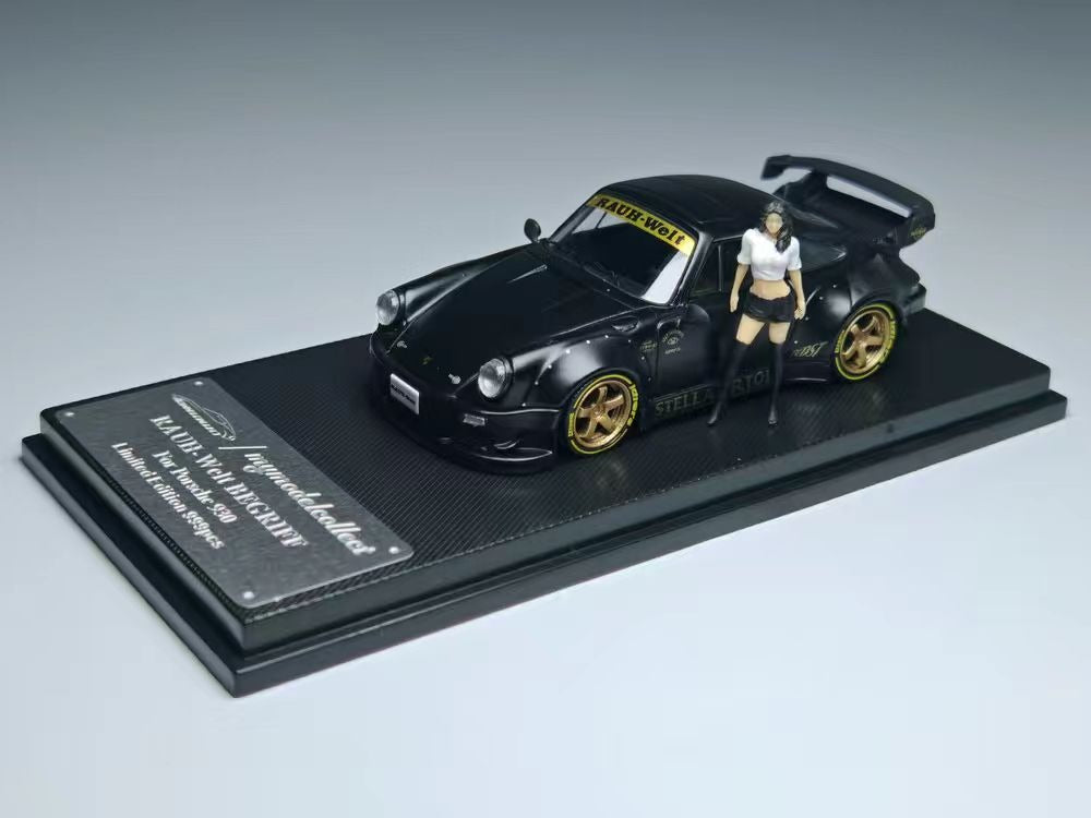(PREORDER) My Model Collect Porsche RWB930 3.8 High Wing (Stella Artois w/Figure)