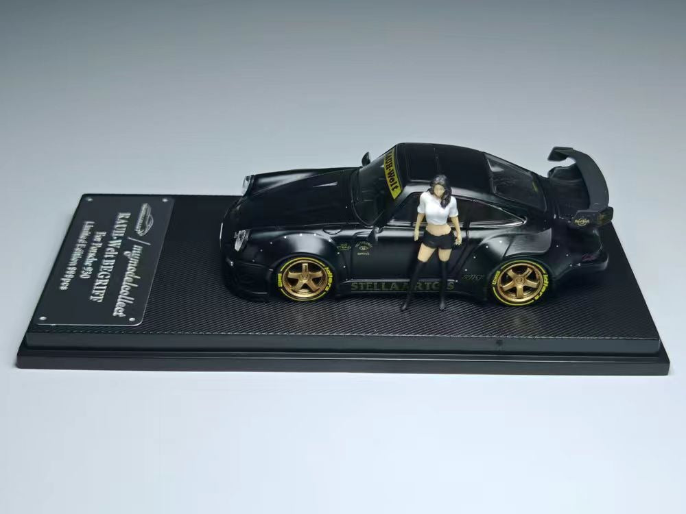 (PREORDER) My Model Collect Porsche RWB930 3.8 High Wing (Stella Artois w/Figure)